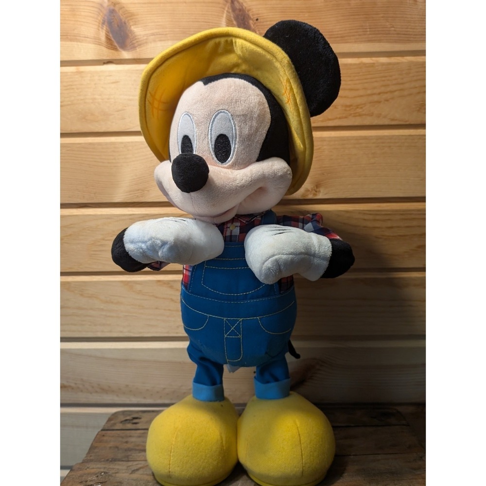 Mickey Mouse.Singing And Dancing Farmer. Old McDonald. 16" Working Disney 15"